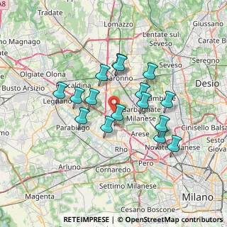 Mappa Via Tagliamento, 20020 Lainate MI, Italia (5.96375)