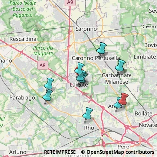 Mappa Via Tagliamento, 20020 Lainate MI, Italia (3.24692)