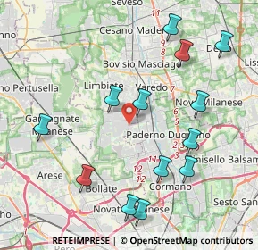 Mappa 20037 Senago MI, Italia (4.45692)