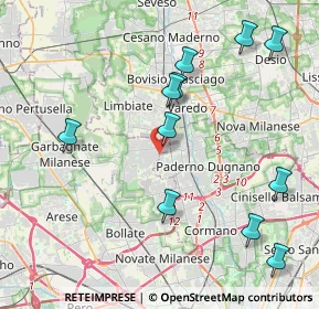Mappa Via Privata Goito, 20037 Paderno Dugnano MI, Italia (4.56545)