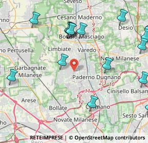 Mappa 20037 Senago MI, Italia (6.0585)