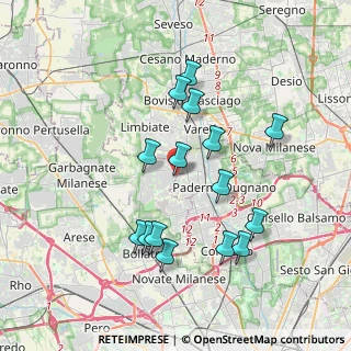 Mappa Via Privata Goito, 20037 Paderno Dugnano MI, Italia (3.53733)