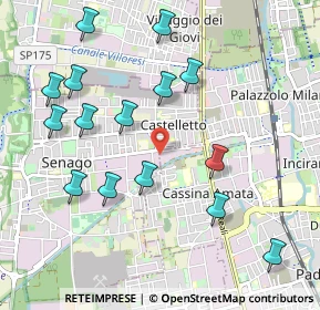 Mappa 20037 Senago MI, Italia (1.09533)