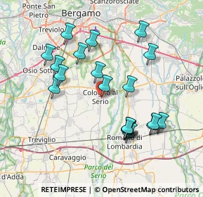 Mappa Via Piave, 24055 Cologno Al Serio BG, Italia (7.3205)