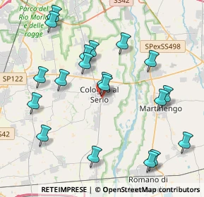 Mappa Via Piave, 24055 Cologno Al Serio BG, Italia (4.41421)