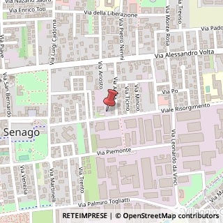 Mappa Viale Risorgimento, 13, 20030 Senago MI, Italia, 20030 Senago, Milano (Lombardia)