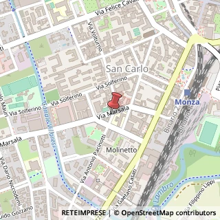 Mappa Via Marsala, 5, 20900 Monza, Monza e Brianza (Lombardia)