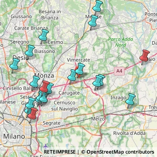 Mappa Via Alcide De Gasperi, 20864 Agrate Brianza MB, Italia (10.1105)