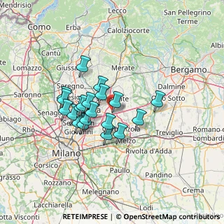 Mappa Via Alcide De Gasperi, 20864 Agrate Brianza MB, Italia (10.49)