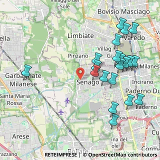 Mappa Piazza Borromeo, 20030 Senago MI, Italia (2.331)