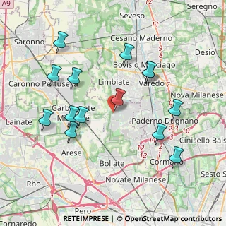 Mappa Piazza Borromeo, 20030 Senago MI, Italia (4.02571)