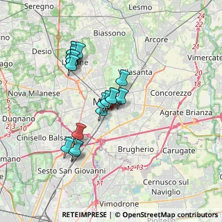 Mappa Via Piave, 20052 Monza MB, Italia (3.19368)