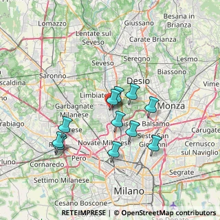 Mappa Via Annoni, 20037 Paderno Dugnano MI, Italia (6.16455)