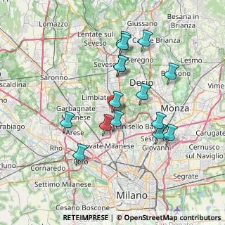 Mappa Via Emilio Annoni, 20037 Paderno Dugnano MI, Italia (6.81867)