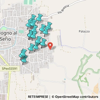 Mappa Via Monte Pora, 24055 Cologno Al Serio BG, Italia (0.4795)