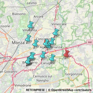 Mappa Via dell'Artigianato, 20864 Agrate Brianza MB, Italia (3.22333)