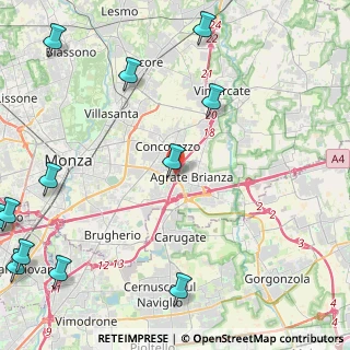 Mappa Via dell'Artigianato, 20864 Agrate Brianza MB, Italia (6.77167)