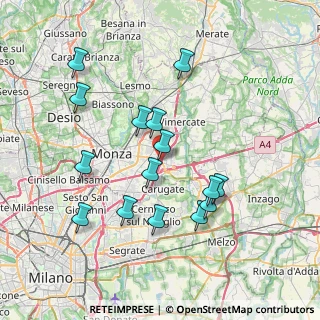 Mappa Via dell'Artigianato, 20864 Agrate Brianza MB, Italia (7.33)