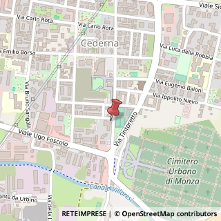 Mappa Via Morelli, 1, 20900 Monza, Monza e Brianza (Lombardia)