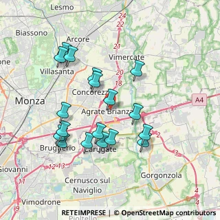 Mappa Via Giuseppe Verdi, 20864 Agrate Brianza MB, Italia (3.59833)