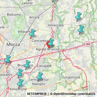 Mappa Via Giuseppe Verdi, 20864 Agrate Brianza MB, Italia (6.35364)