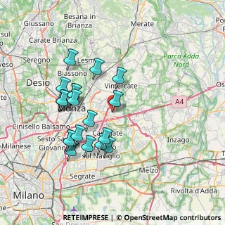 Mappa Via Giuseppe Verdi, 20864 Agrate Brianza MB, Italia (6.9955)