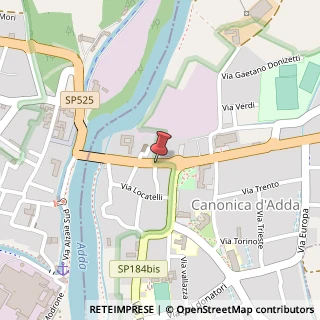 Mappa Via Massari,  2, 24040 Canonica d'Adda, Bergamo (Lombardia)