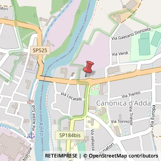 Mappa Via G. Matteotti, 15, 24040 Canonica d'Adda, Bergamo (Lombardia)