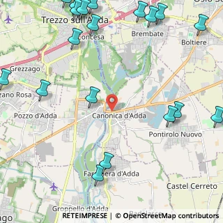 Mappa Via Giacomo Matteotti, 24040 Canonica D'adda BG, Italia (3.313)