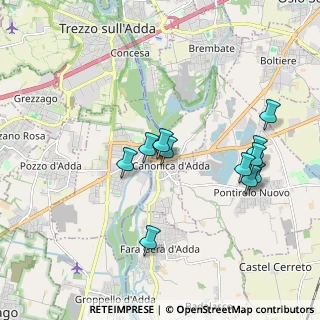 Mappa Via Giacomo Matteotti, 24040 Canonica D'adda BG, Italia (1.77455)