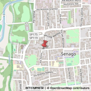 Mappa Via XXV Aprile, 30, 20030 Senago, Milano (Lombardia)