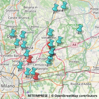 Mappa Via Alessandro Manzoni, 20864 Agrate Brianza MB, Italia (8.685)