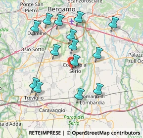 Mappa Via IV Novembre, 24055 Cologno Al Serio BG, Italia (7.56429)