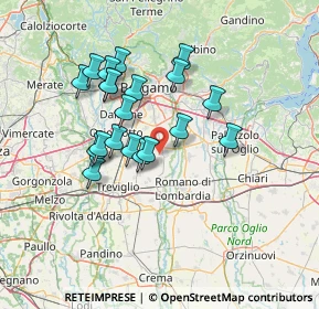 Mappa Via IV Novembre, 24055 Cologno Al Serio BG, Italia (12.143)