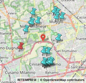 Mappa A52 Tangenziale Nord Milano, 20834 Nova Milanese MB, Italia (2.0735)