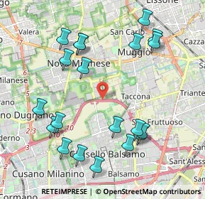Mappa A52 Tangenziale Nord Milano, 20834 Nova Milanese MB, Italia (2.2635)
