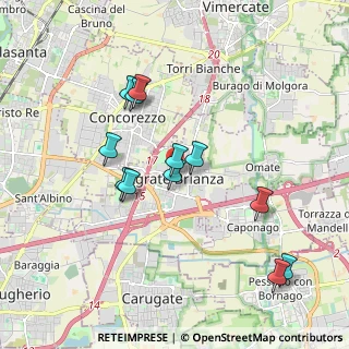 Mappa Centro Direzionale Colleoni - Palazzo Andromeda Ingr, 20864 Agrate Brianza MB, Italia (1.76833)