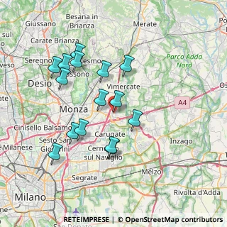 Mappa Centro Direzionale Colleoni - Palazzo Andromeda Ingr, 20864 Agrate Brianza MB, Italia (7.032)