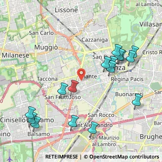 Mappa Via Cavallotti 136 c, 20900 Monza MB, Italia (2.4025)