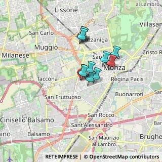Mappa MONZA Cavallotti, 20900 Monza MB, Italia (1.19917)
