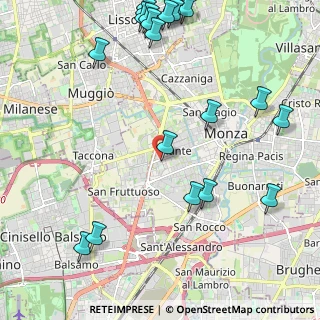 Mappa MONZA Cavallotti, 20900 Monza MB, Italia (2.903)
