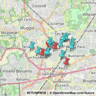 Mappa Via Cavallotti 136 c, 20900 Monza MB, Italia (1.23333)