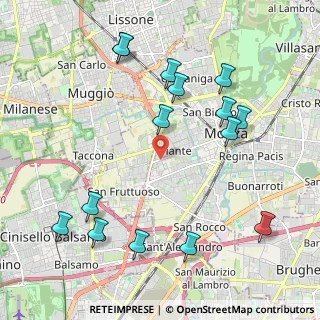 Mappa MONZA Cavallotti, 20900 Monza MB, Italia (2.39)
