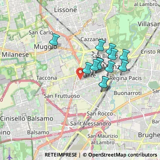 Mappa MONZA Cavallotti, 20900 Monza MB, Italia (1.45923)