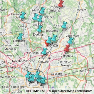 Mappa MONZA Cavallotti, 20900 Monza MB, Italia (10.176)