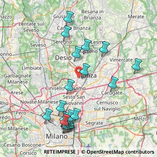 Mappa MONZA Cavallotti, 20900 Monza MB, Italia (9.3665)
