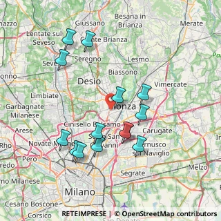 Mappa Via Cavallotti 136 c, 20900 Monza MB, Italia (7.46786)