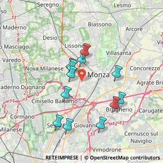 Mappa MONZA Cavallotti, 20900 Monza MB, Italia (3.4325)