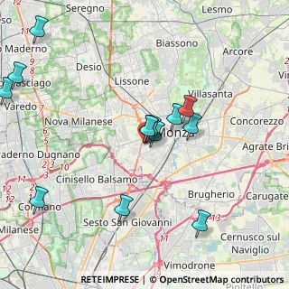 Mappa MONZA Cavallotti, 20900 Monza MB, Italia (4.04385)