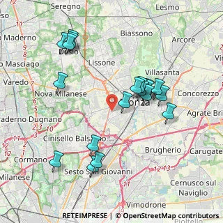 Mappa MONZA Cavallotti, 20900 Monza MB, Italia (3.87053)